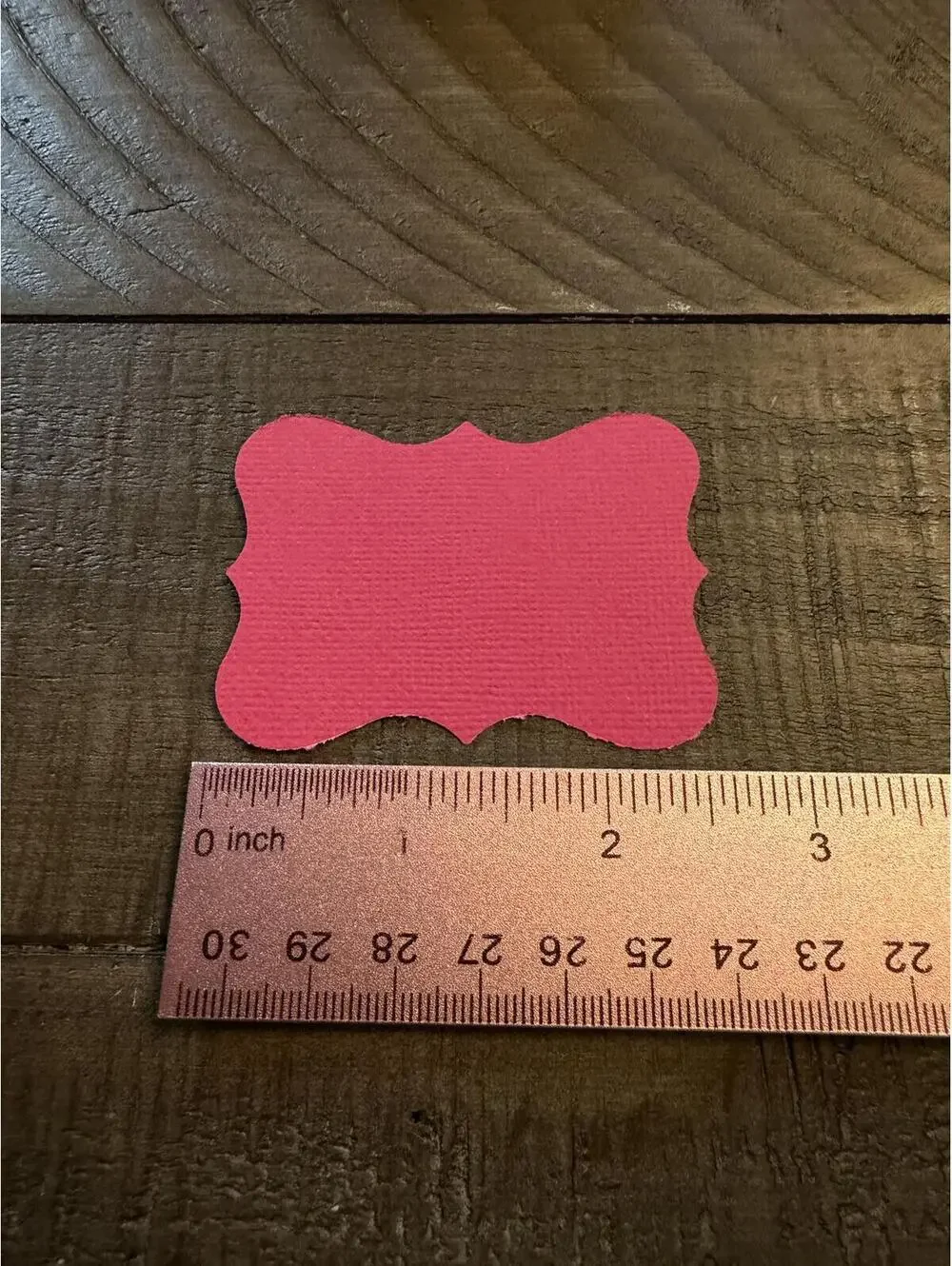 The Paper Studio ornate bracket label shape punch